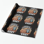 Kaffee- und Zimtwalzen Geschenkpapier (Ungerollt)