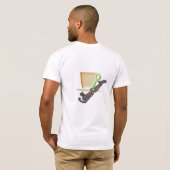 Kaffee-Unfall T-Shirt (Schwarz voll)