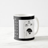Kaffee-Unhold-Tasse Kaffeetasse (VorderseiteRechts)