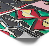 Kaffee unter Fenster nach dem Matisse Poster (Ecke)