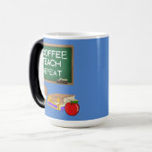 Kaffee, unterrichten, wiederholen verwandlungstasse (Vorderseite Links)