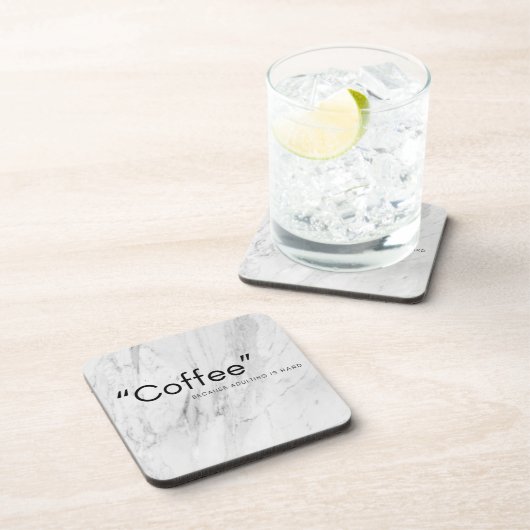 Kaffee Untersetzer - Kaffee (Rechte Seite)