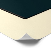 Kaffee unterwegs Vintages Espressozeichen Poster (Ecke)