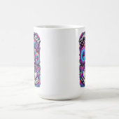 Kaffee urteilt nicht - Psychedelisches Dreamscape Kaffeetasse (Mittel)