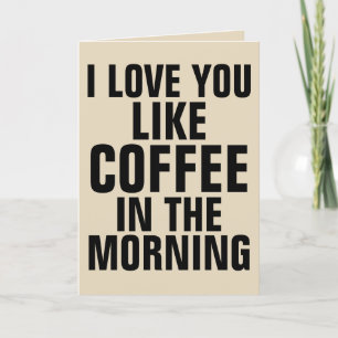 KAFFEE VALENTINE'S DAY GREETING CARDS FEIERTAGSKARTE