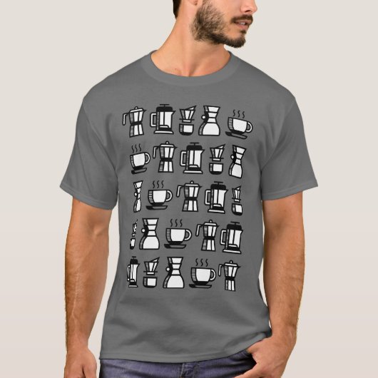 Kaffee-Variationen Freund T-Shirt (Vorderseite)
