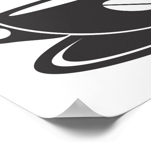 Kaffee-Vektor-Bild-1 Poster (Ecke)