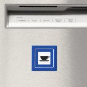 Kaffee-Verkehrsschild Magnet (In Situ (Geschirrspüler))