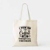 Kaffee & Verschwörungstheorien Tote Tasche (Rückseite)
