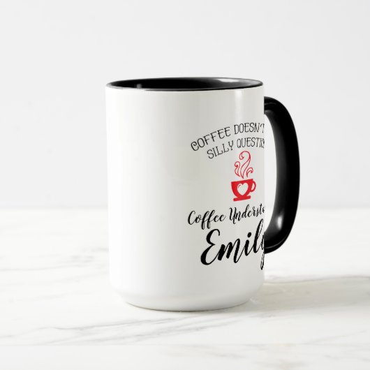 Kaffee versteht Emily Tasse (VorderseiteRechts)