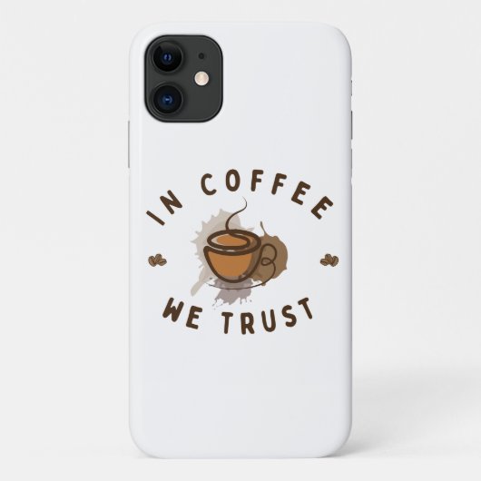 Kaffee vertrauen wir lustig Case-Mate iPhone hülle (Rückseite)