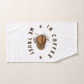 Kaffee vertrauen wir lustig handtuch (Handtuch)