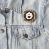 Kaffee Vintage Button (Beispiel)