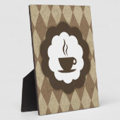 Kaffee Vintage Fotoplatte (Seite)