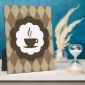 Kaffee Vintage Fotoplatte (Seite)