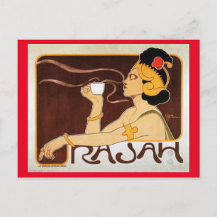 Kaffee, Vintage Werbung Postkarte