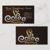 Kaffee Visitenkarte (Vorne/Hinten)