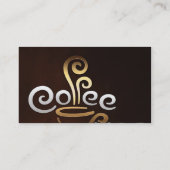 Kaffee Visitenkarte (Rückseite)