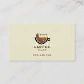 Kaffee Visitenkarte (Vorderseite)