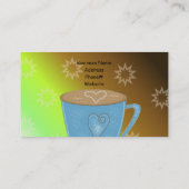 Kaffee Visitenkarte (Rückseite)