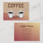 Kaffee Visitenkarte (Vorne/Hinten)