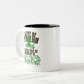 Kaffee von Cthulhu Zweifarbige Tasse (Vorderseite Links)
