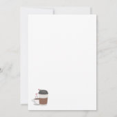 Kaffee von meiner lebenslangen Valentinstag-Flachk Dankeskarte (Rückseite)