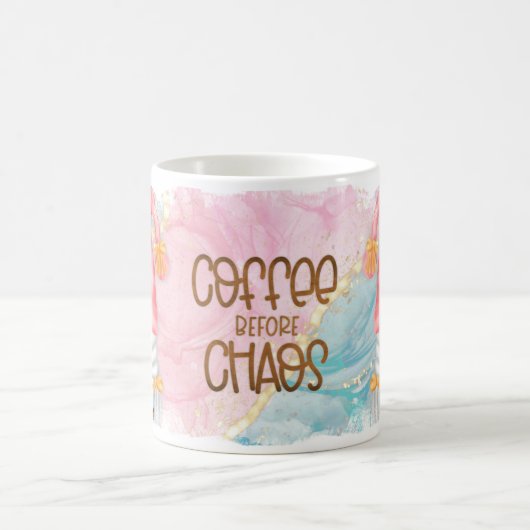 Kaffee vor Chaos Gnome Design Coffee Tasse Cup (Mittel)