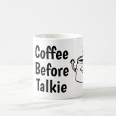 Kaffee vor dem Reden Kaffeetasse (Mittel)