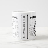 Kaffee vor den Menschen Tasse - Funny Coffee Cup (Vorderseite)