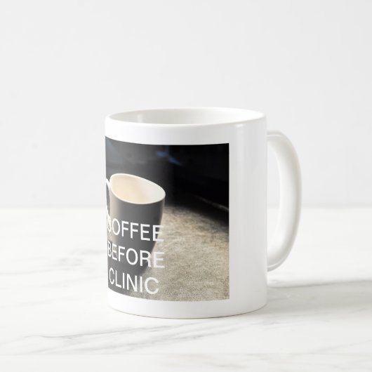 KAFFEE VOR KLINIK KAFFEETASSE (VorderseiteRechts)