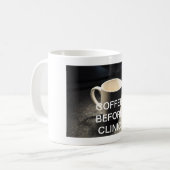 KAFFEE VOR KLINIK KAFFEETASSE (Vorderseite Links)