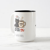 KAFFEE VOR MENSCHEN TASSE (Vorderseite Links)