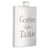 Kaffee vor Talkie Flachmann (Rechts)