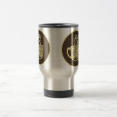 Kaffee vor Talkie, Kaffee-Shirt, Kaffeeprodukt Reisebecher (Mittel)