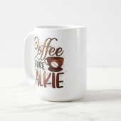 Kaffee vor Talkie Kaffeetasse (Vorderseite Links)