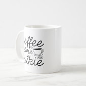 Kaffee vor Talkie Kaffeetasse (Vorderseite Links)