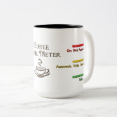 Kaffee-waagerecht ausgerichtete Meter-Kaffee-Tasse Zweifarbige Tasse (VorderseiteRechts)