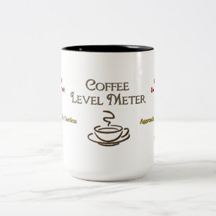 Kaffee-waagerecht ausgerichtete Meter-Kaffee-Tasse Zweifarbige Tasse