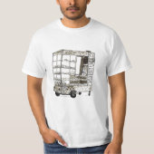 Kaffee-Wagen T-Shirt (Vorderseite)