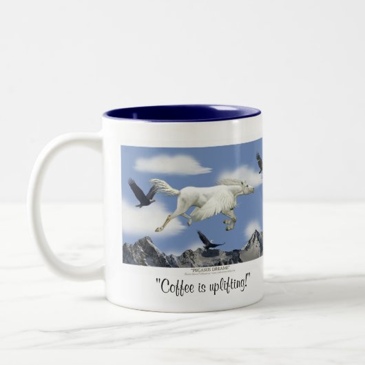 KAFFEE WÄHLT! Pegasus Fantasy Drinks Tasse (Links)