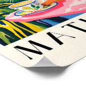 Kaffee, Waldtierkunst, Ästheti Poster (Ecke)