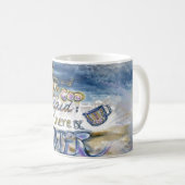 Kaffee - Warum Gott sagte: Gelassen Tasse (VorderseiteRechts)