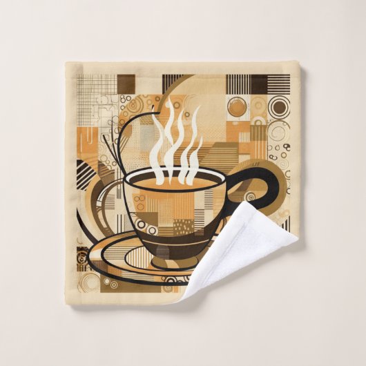 Kaffee Waschlappen (Waschlappen)
