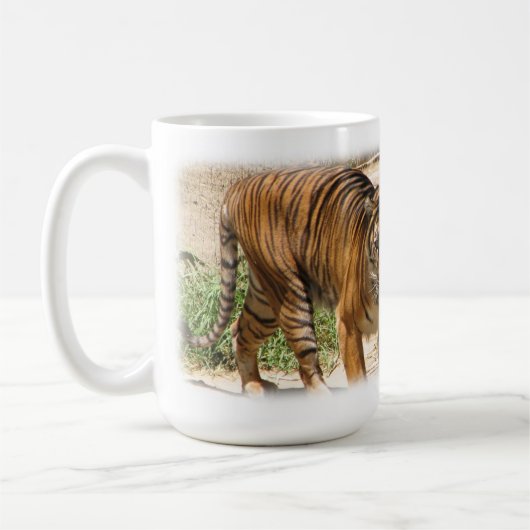 Kaffee wecke den Tiger hoch! Kaffeetasse (Links)