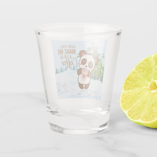 Kaffee, Weihnachten Schnapsglas (Rückseite)