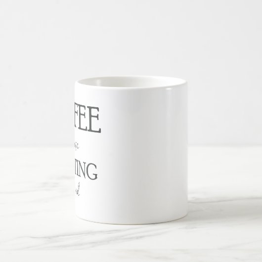 Kaffee, weil Adulting harte Tasse ist (Mittel)