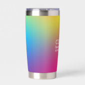 Kaffee, weil Ehebruch ist harte Farbigkeit Thermobecher (Vorderseite)