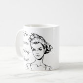 Kaffee, weil erwachsen sein schwer ist! kaffeetasse (Vorderseite Links)