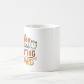 "Kaffee, weil Erwachsene schwer sind" Kaffeetasse (Mittel)